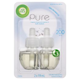 Air Wick Pure Plug In Soft Cotton Twin Refill