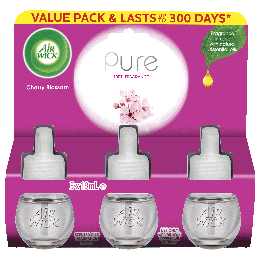 Air Wick Pure Liquid Electric Cherry Blossom Triple Refill