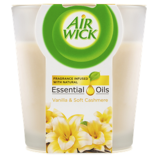 Air Wick Essential Oils Candle Vanilla & Soft Cashmere