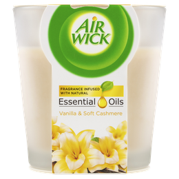 Air Wick Essential Oils Candle Vanilla & Soft Cashmere